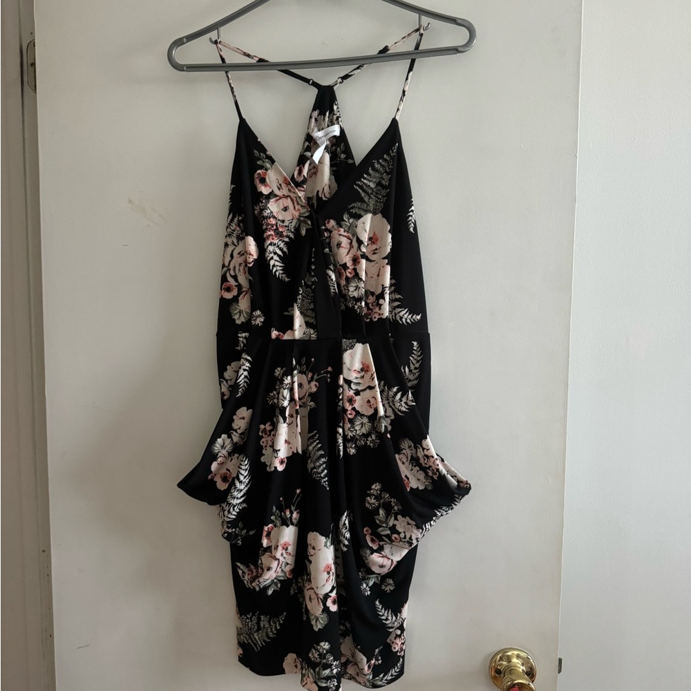 Flower print dress